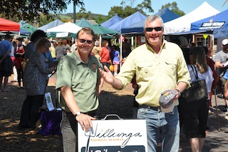 Steve Ashley (right) with WFM Chair Steve Scown